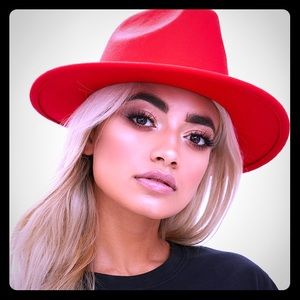 NWT Tomato Red Fedora ❤️